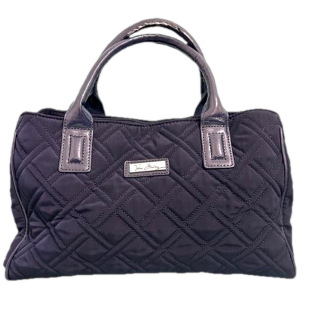 Vera Bradley Dark Navy Blue Quilted  Satchel‎ Handbag